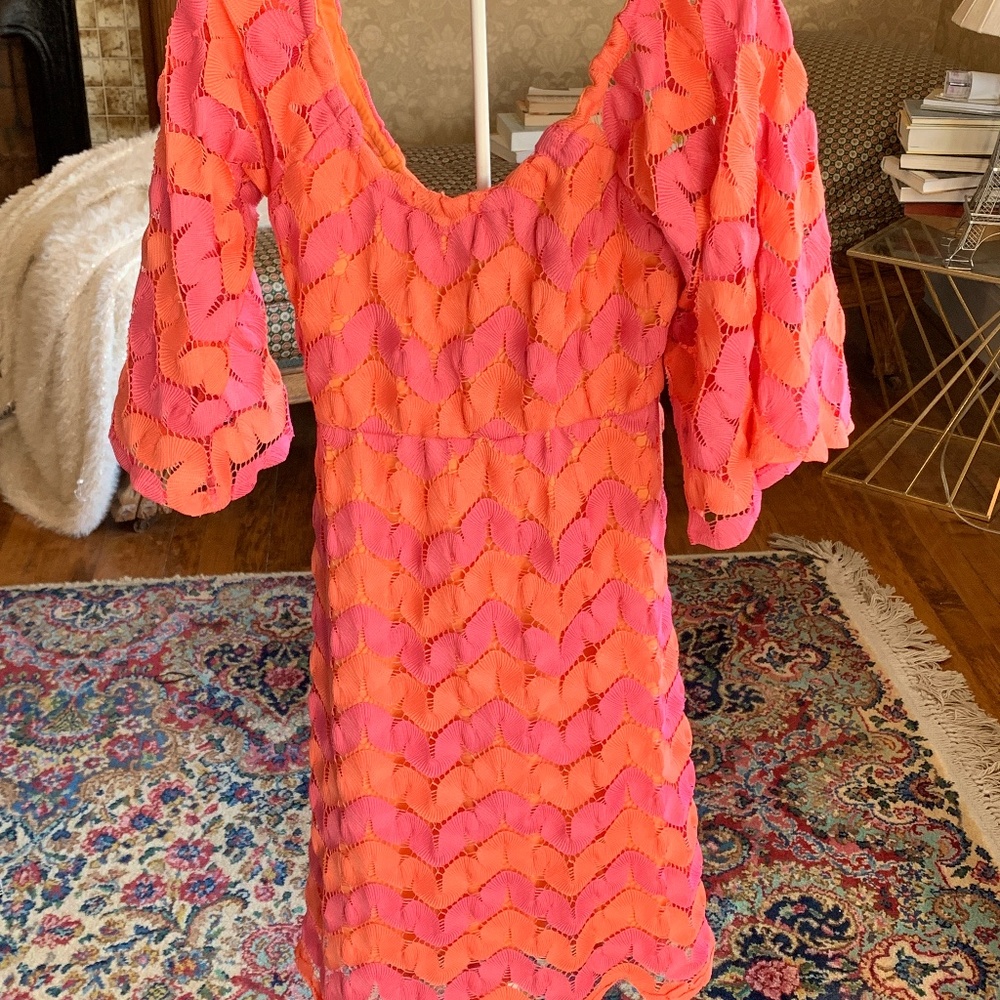Judith March bell sleeve ribbon dress. Worn once